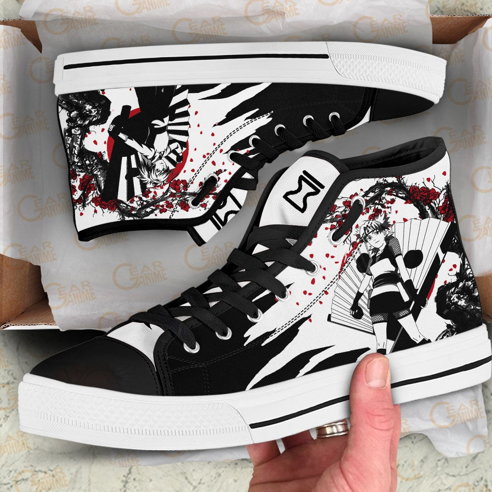 Temari High Top Shoes Custom NRT Anime Sneakers Japan Style