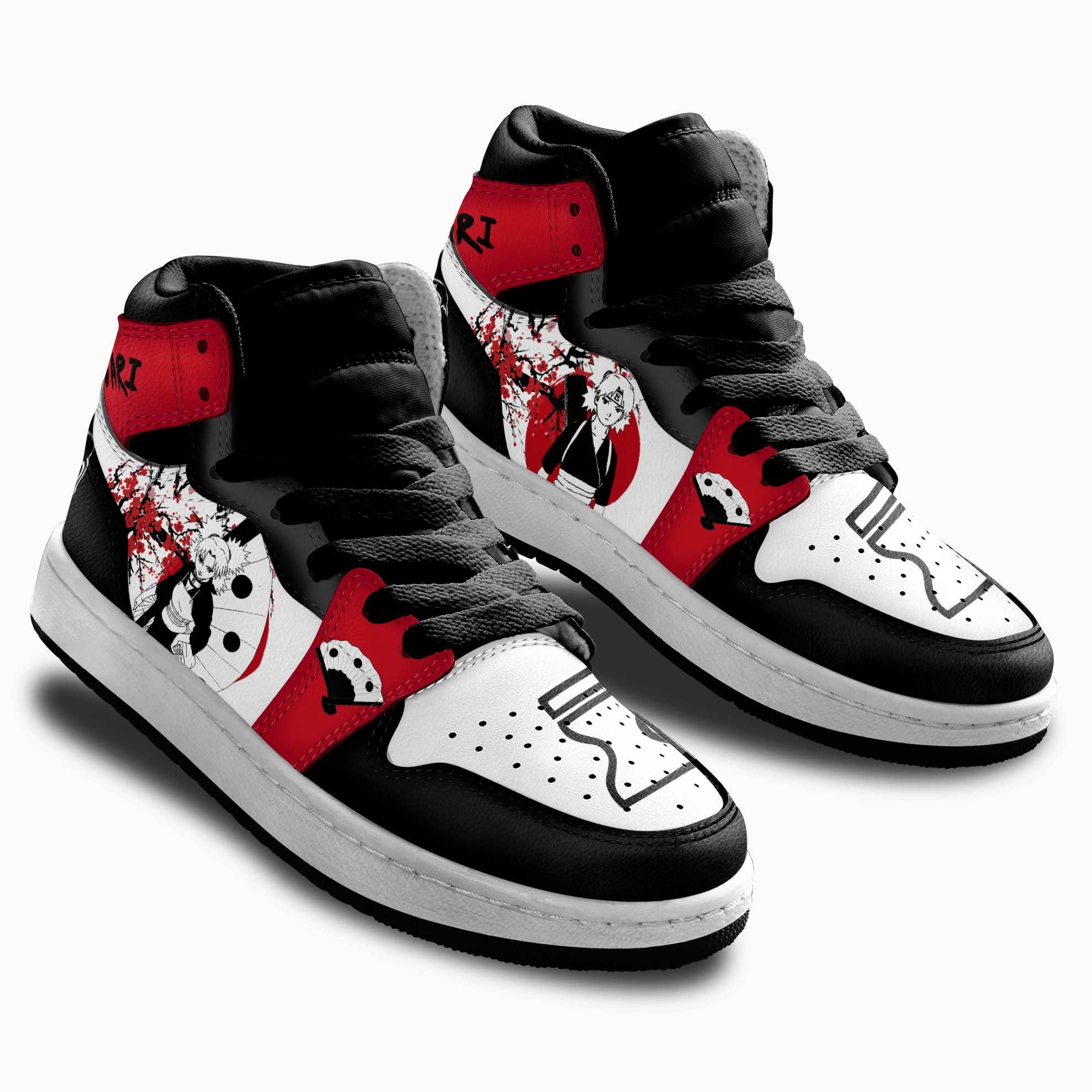Temari Kids Sneakers Custom Anime Shoes For Kids Japan Style