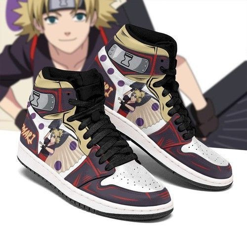 Temari Naruto Anime 1 High Top Air Jordan Sneaker, Air Jordan Hightop