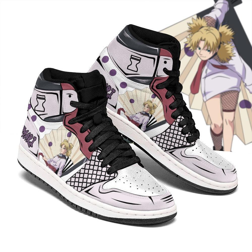 Temari Shoes Uniform Costume Boots Anime JD1s Sneakers, Air Jordan Hightop