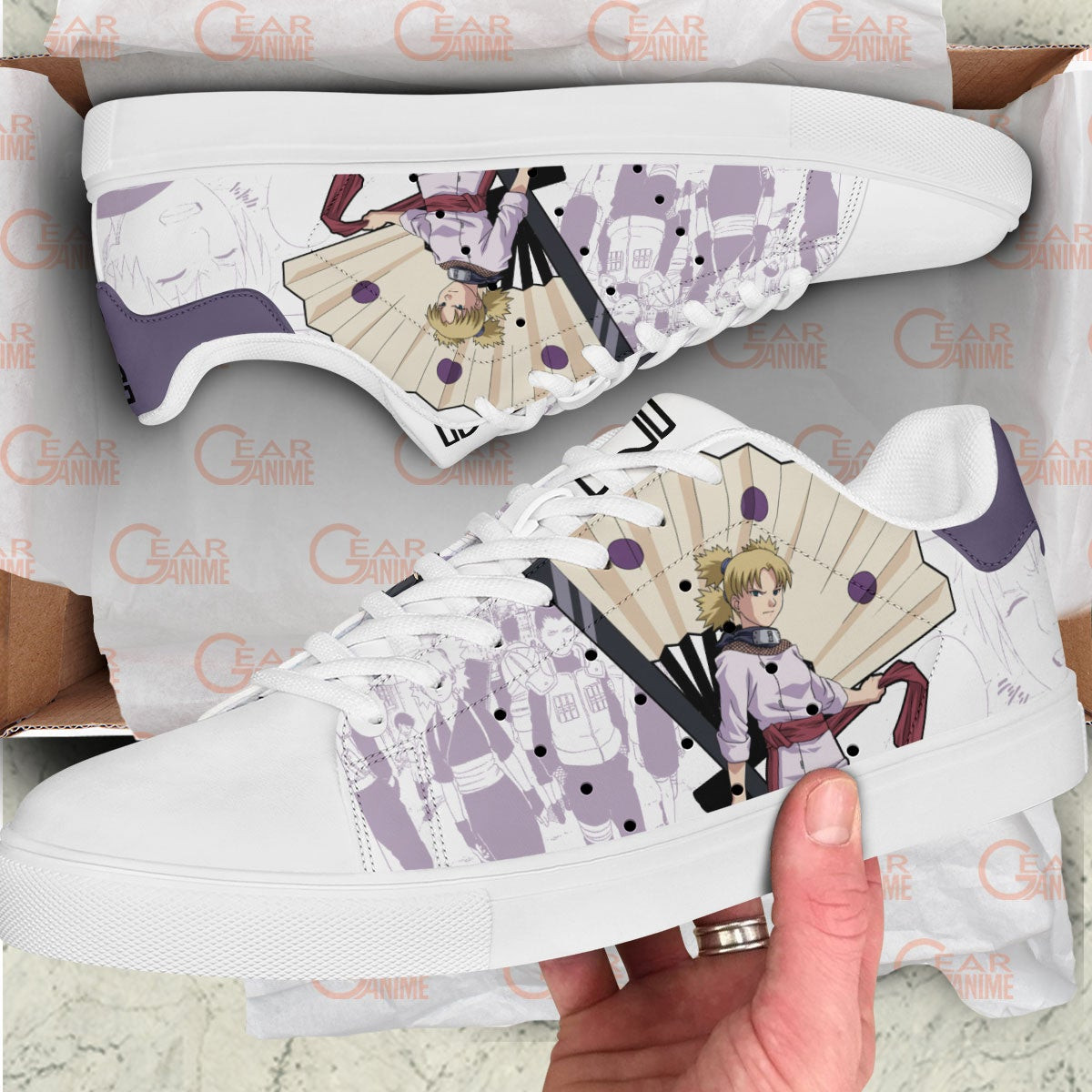 Temari Skate Sneakers Custom NRT Anime Shoes