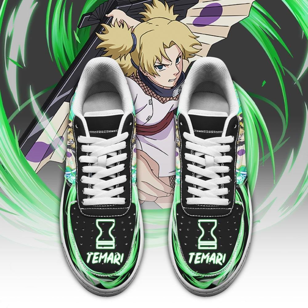 Temari Sneakers Custom Anime Shoes Leather