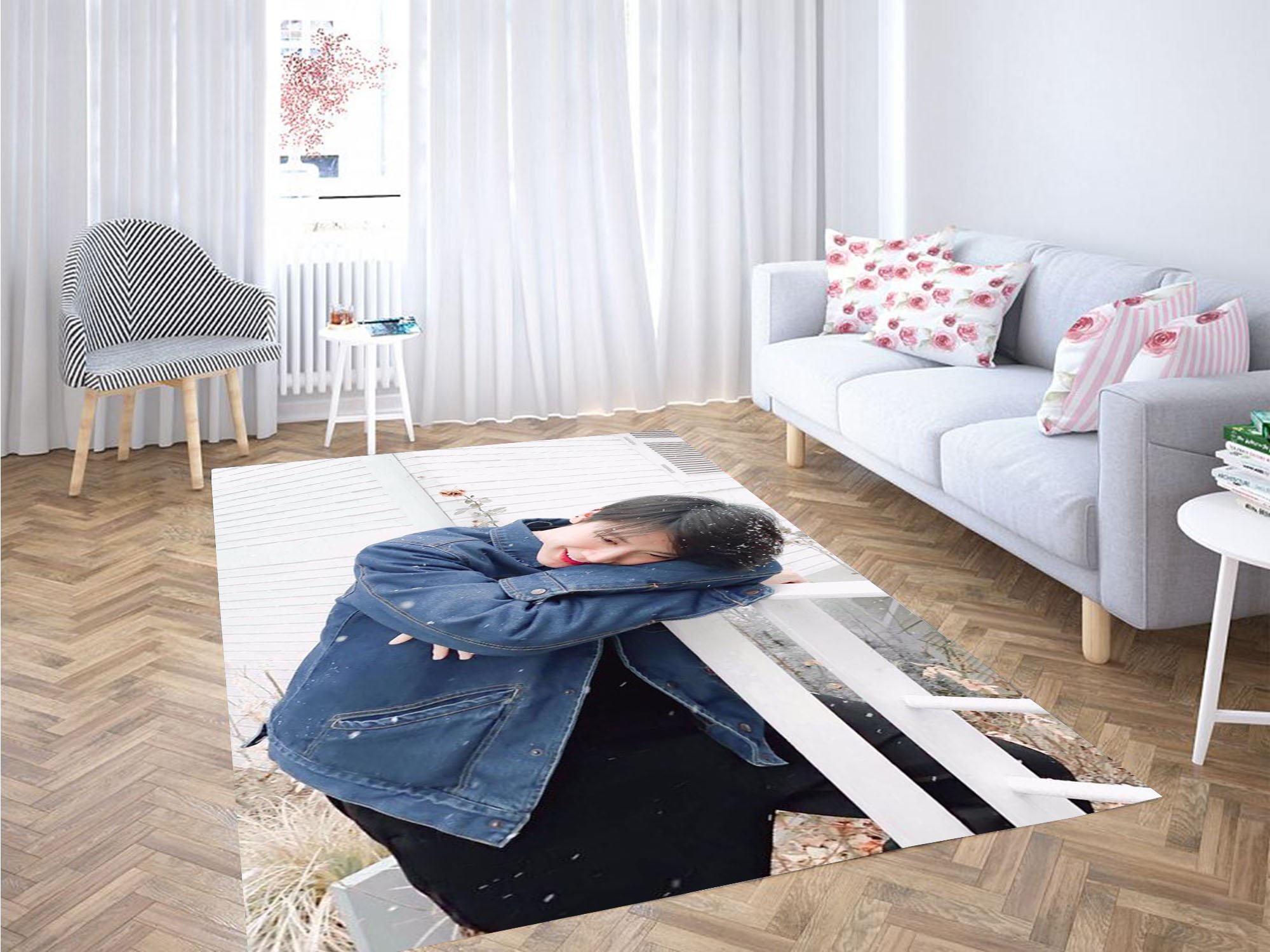 Ten Wallpaper Carpet Rectangle Rug