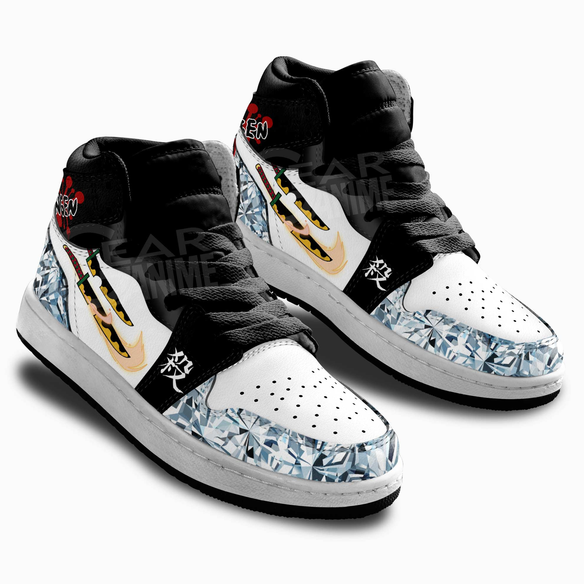 Tengen Uzui Skills Kids Sneakers Demon Slayer Anime Shoes For Kids