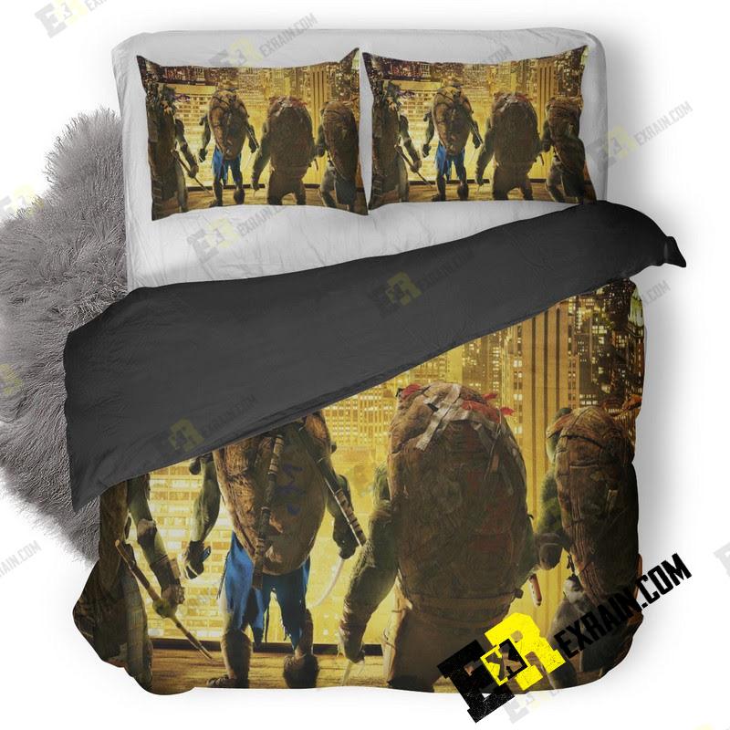 Tennage Mutant Ninja Turtles 3D Customized Duvet Cover Bedding Set