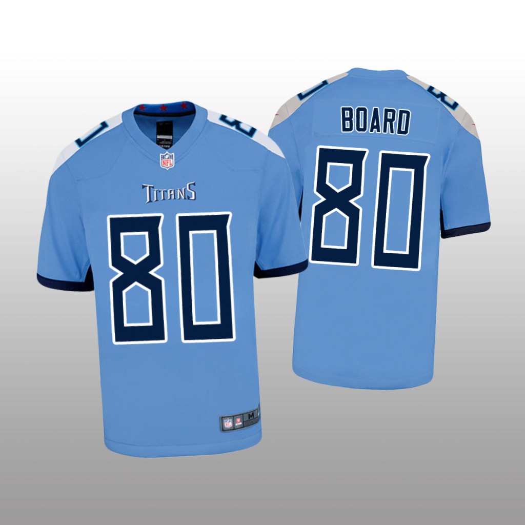 Tennessee Titans C.J. Board Light Blue Jersey Game - Youth