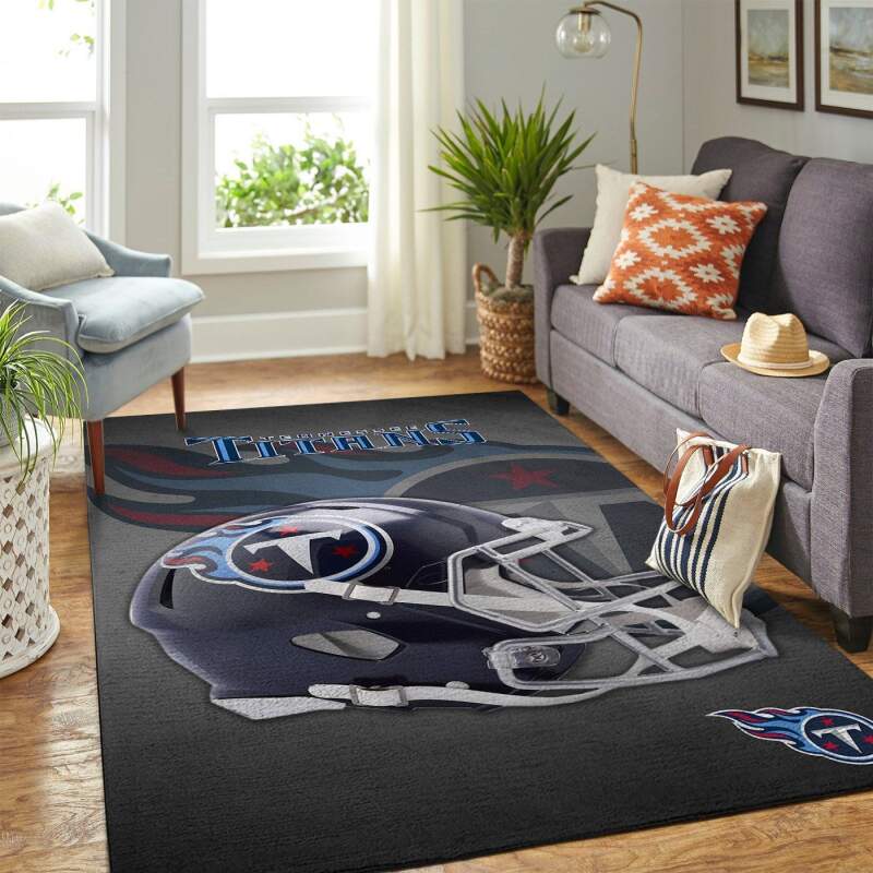 Tennessee Titans Living Room Area Rectangle Rug