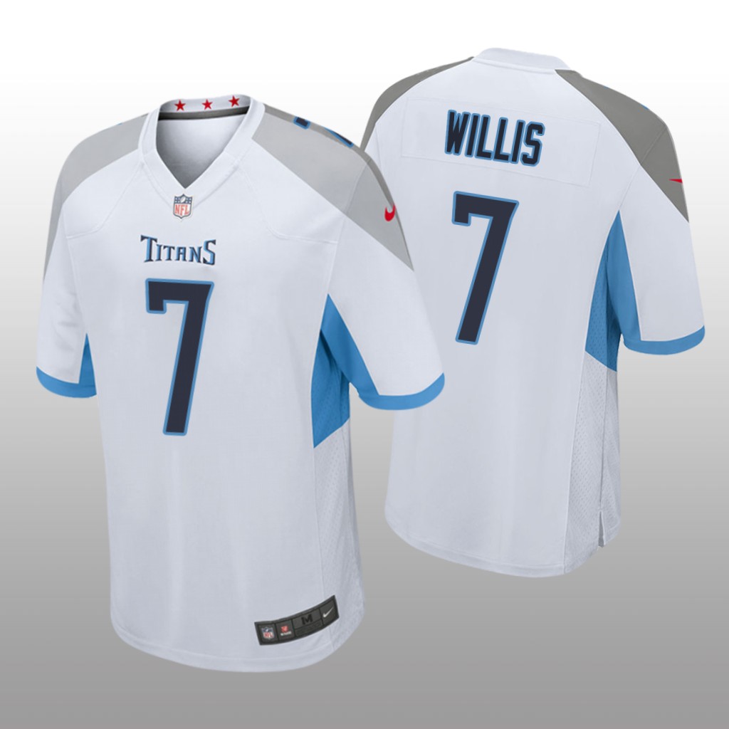 Tennessee Titans Malik Willis White Jersey Game - Men's