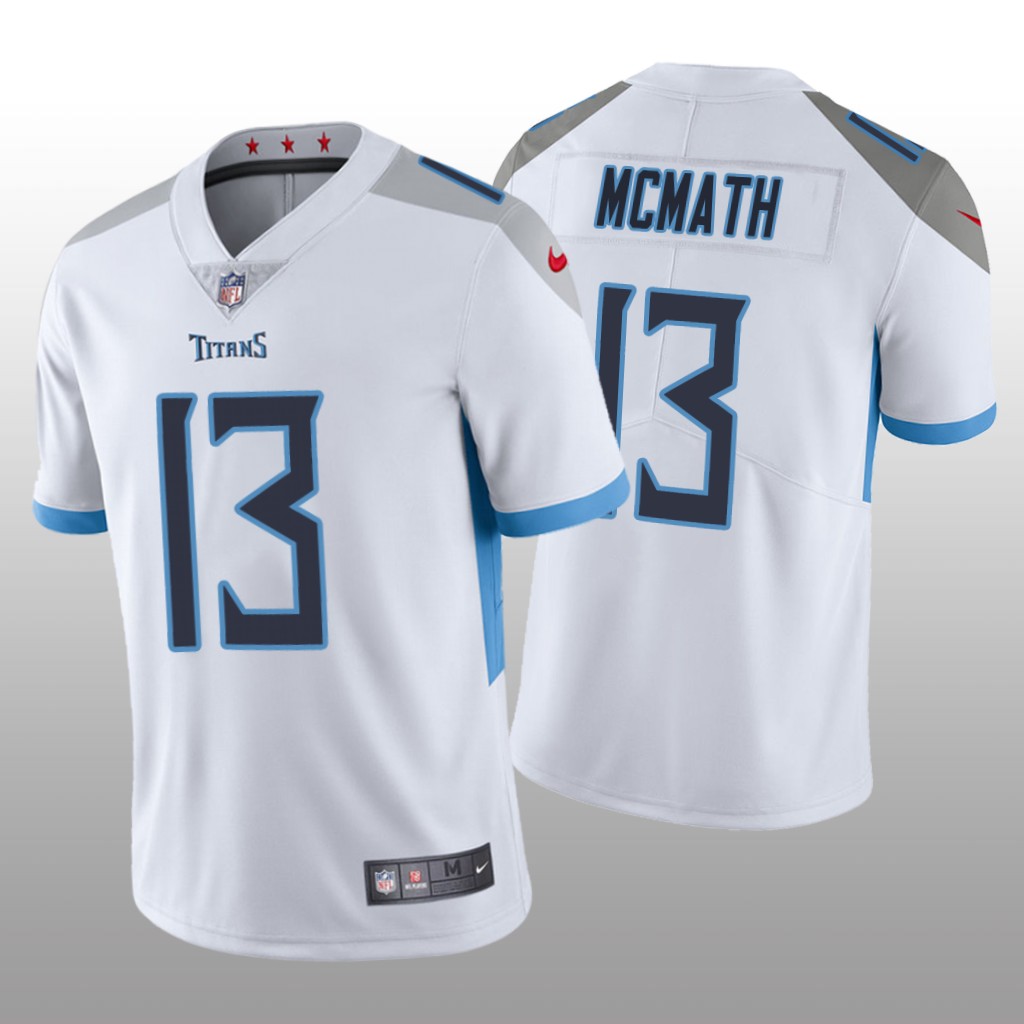 Tennessee Titans Racey McMath White Jersey Vapor Limited Vapor Limited - Men's