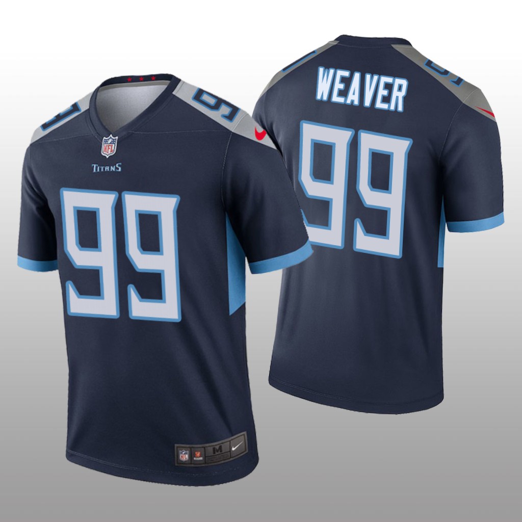 Tennessee Titans Rashad Weaver Navy Jersey Legend - Men's