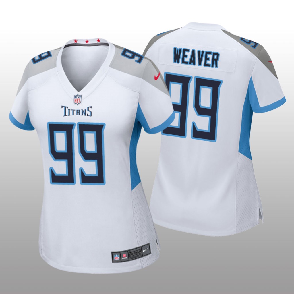 Tennessee Titans Rashad Weaver White Jersey Game – Women’s