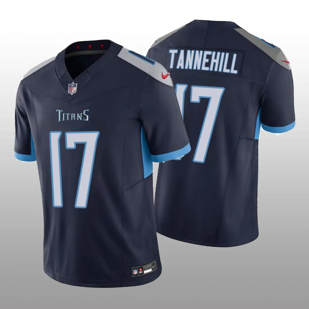 Tennessee Titans Ryan Tannehill Navy Jersey Vapor F.U.S.E. Limited - Men's