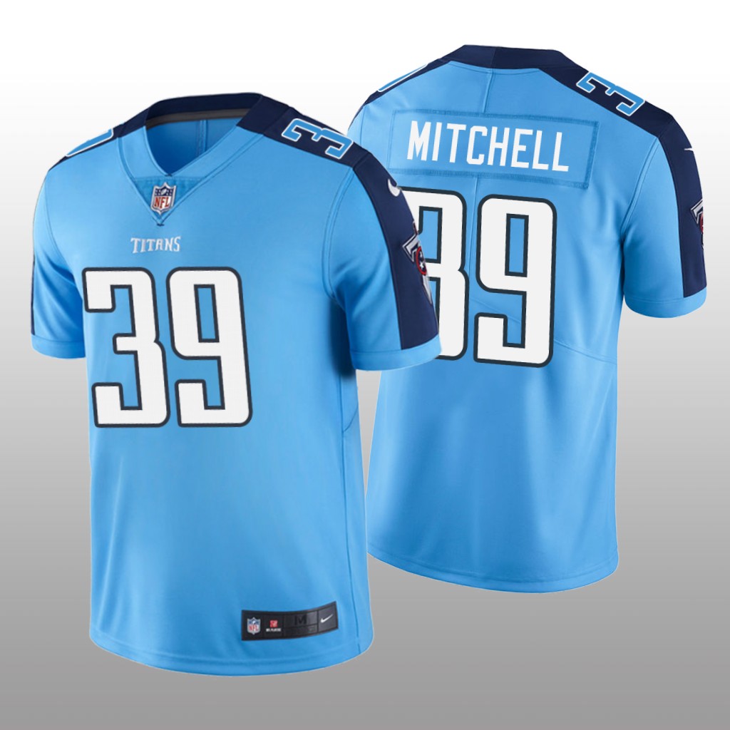 Tennessee Titans Terrance Mitchell Light Blue Jersey Vapor Limited - Men's
