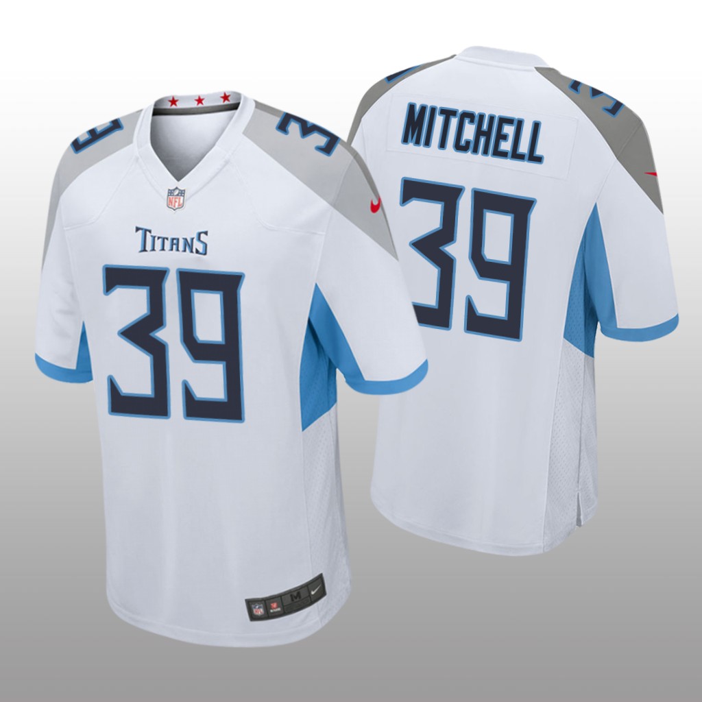 Tennessee Titans Terrance Mitchell White Jersey Game - Men's