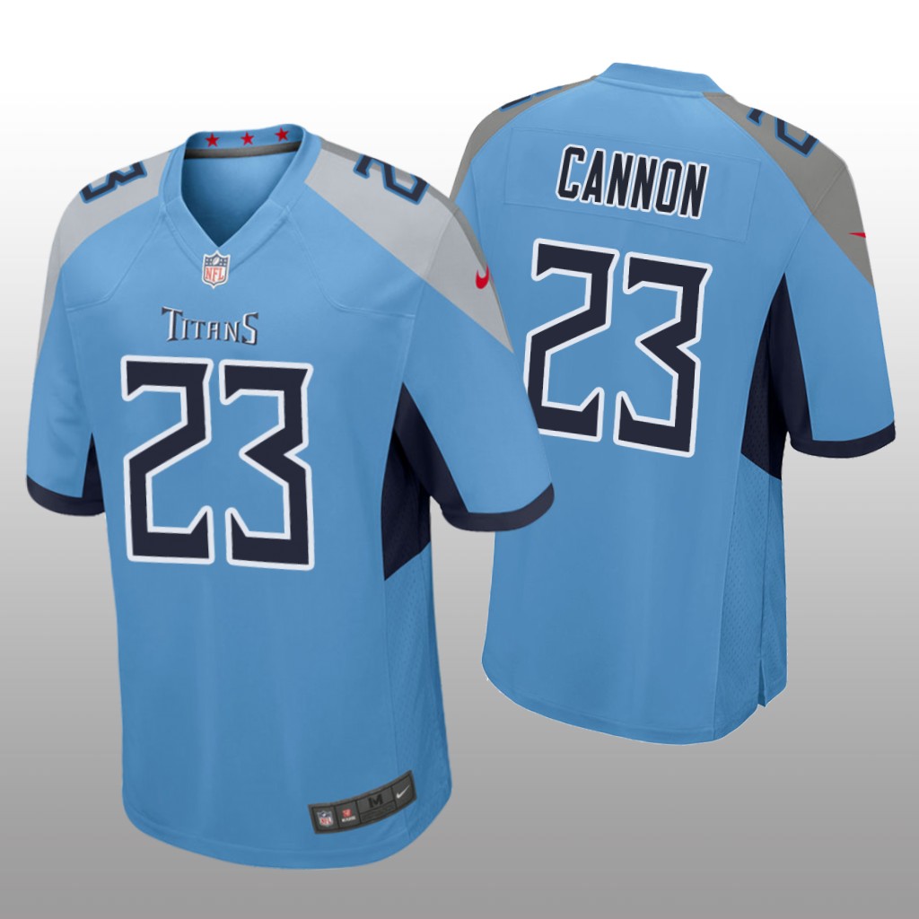 Tennessee Titans Trenton Cannon Light Blue Jersey Game - Men's