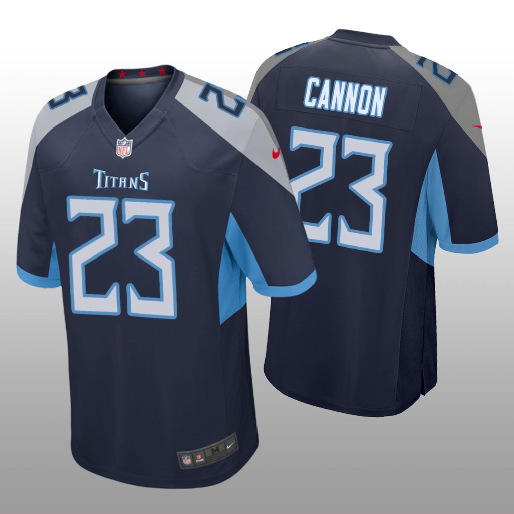 Tennessee Titans Trenton Cannon Navy Jersey Game - Men's