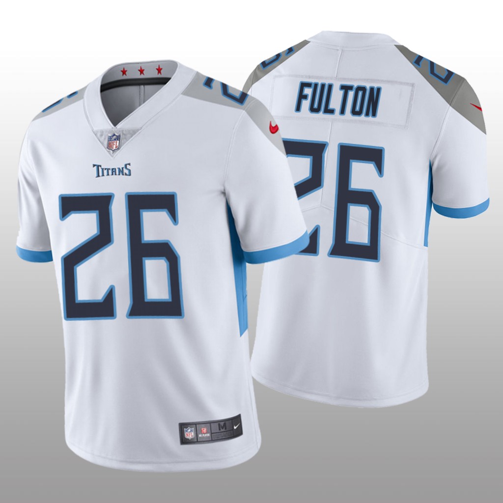 Tennessee Titans White 2020 NFL Draft Vapor Limited Kristian Fulton Jersey