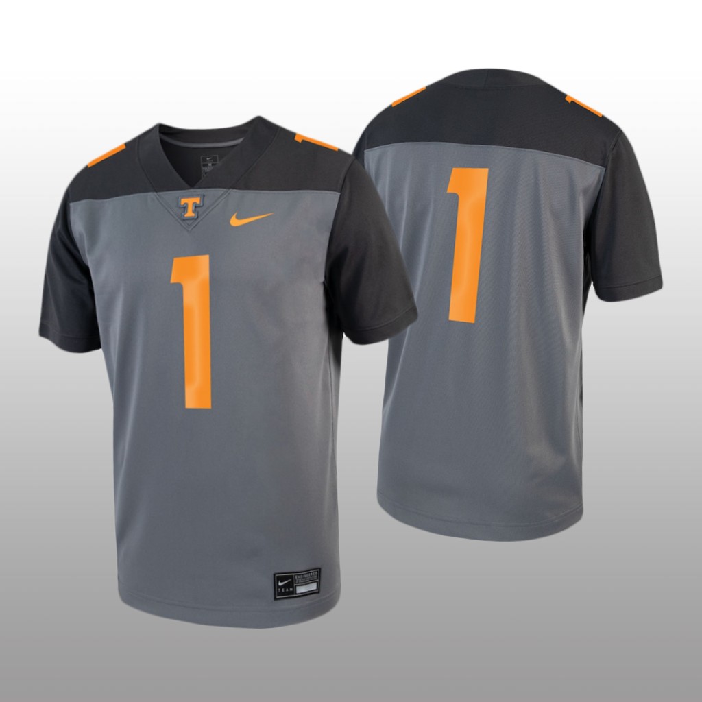 Tennessee Volunteers #1 Game Alternate Gray Jersey