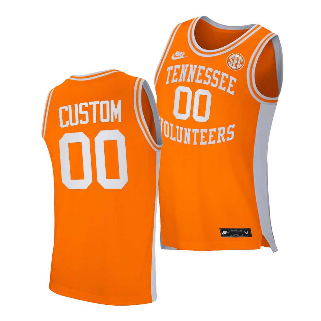 Tennessee Volunteers Custom Orange 2021 Retro College Jersey