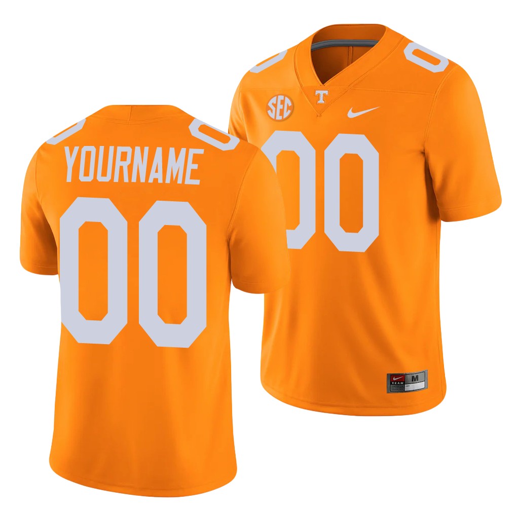Tennessee Volunteers Custom Orange College Men's Alumni Player Game Jersey