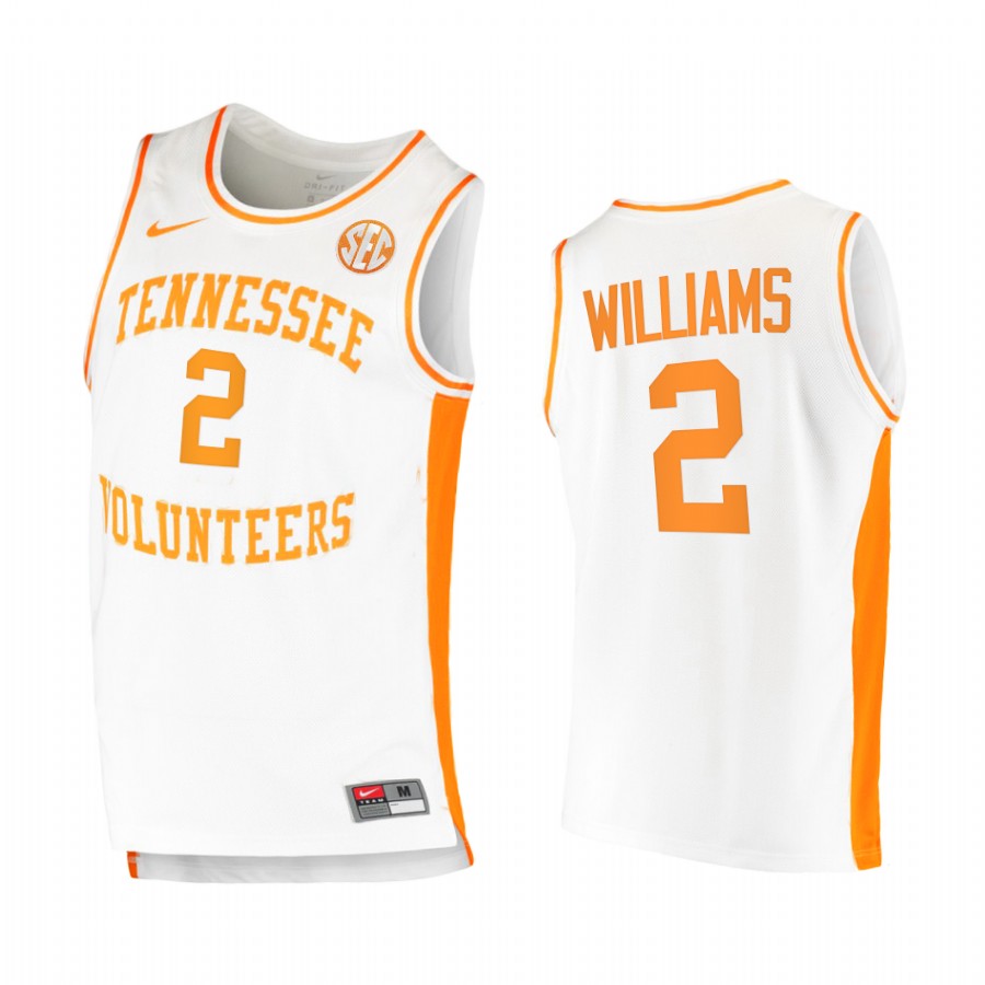 Tennessee Volunteers Grant Williams Jersey 2021 White College
