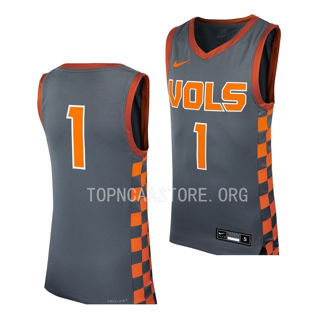 Tennessee Volunteers Icon Jersey Youth Gray