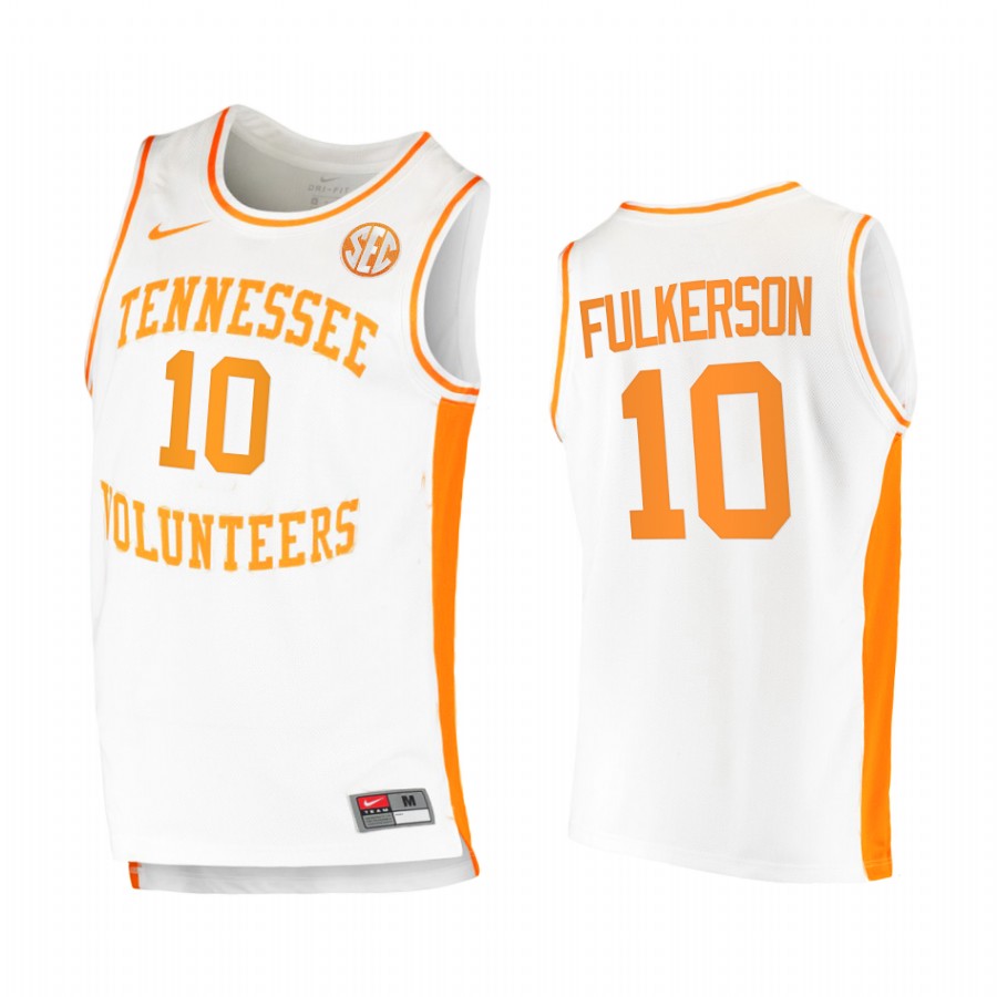 Tennessee Volunteers John Fulkerson Jersey 2021 White College