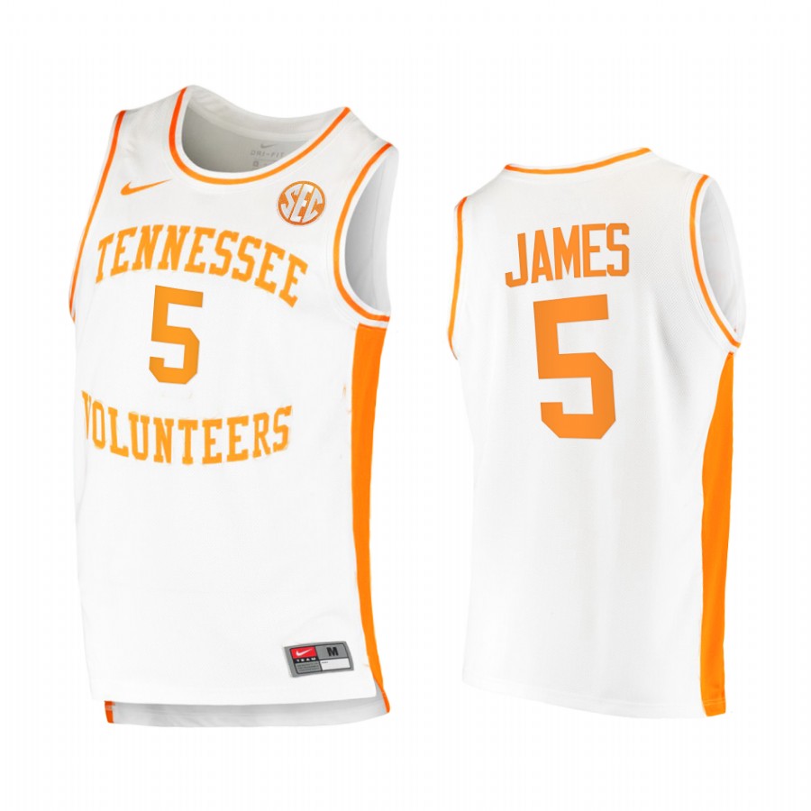 Tennessee Volunteers Josiah-Jordan James Jersey 2021 White College
