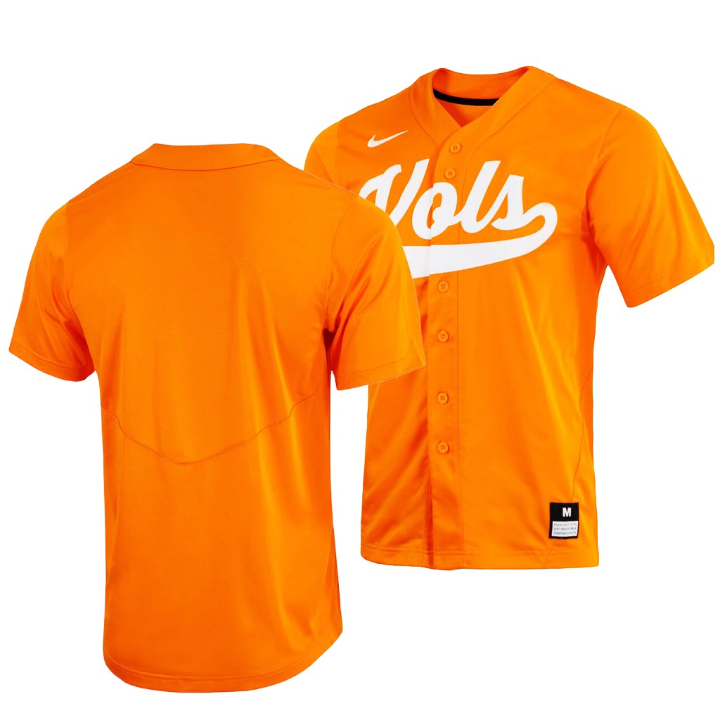 Tennessee Volunteers Orange Custom Jersey College