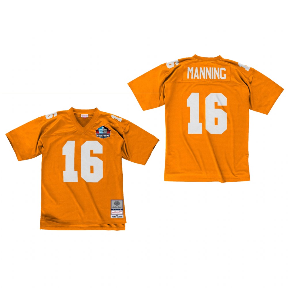 Tennessee Volunteers Peyton Manning Orange Legacy Jersey Hall of Fame Patch - Men's