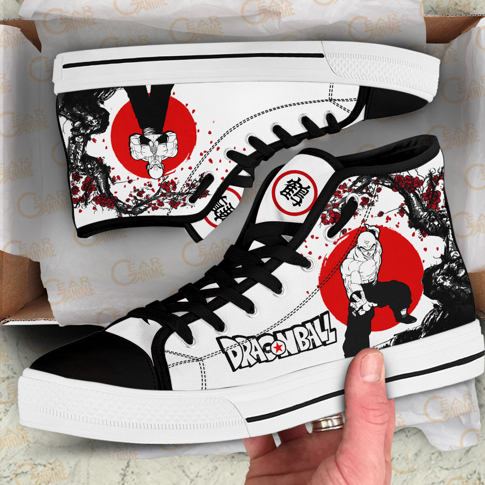 Tenshinhan High Top Shoes Dragon Ball Anime Sneakers Japan Style