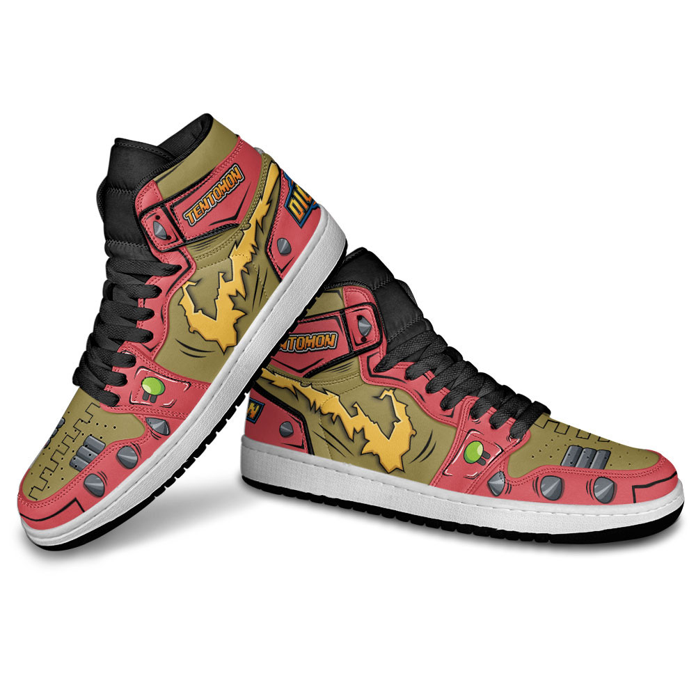 Tentomon Skill JD1s Sneakers Digimon Anime Shoes For Fans, Air Jordan Hightop