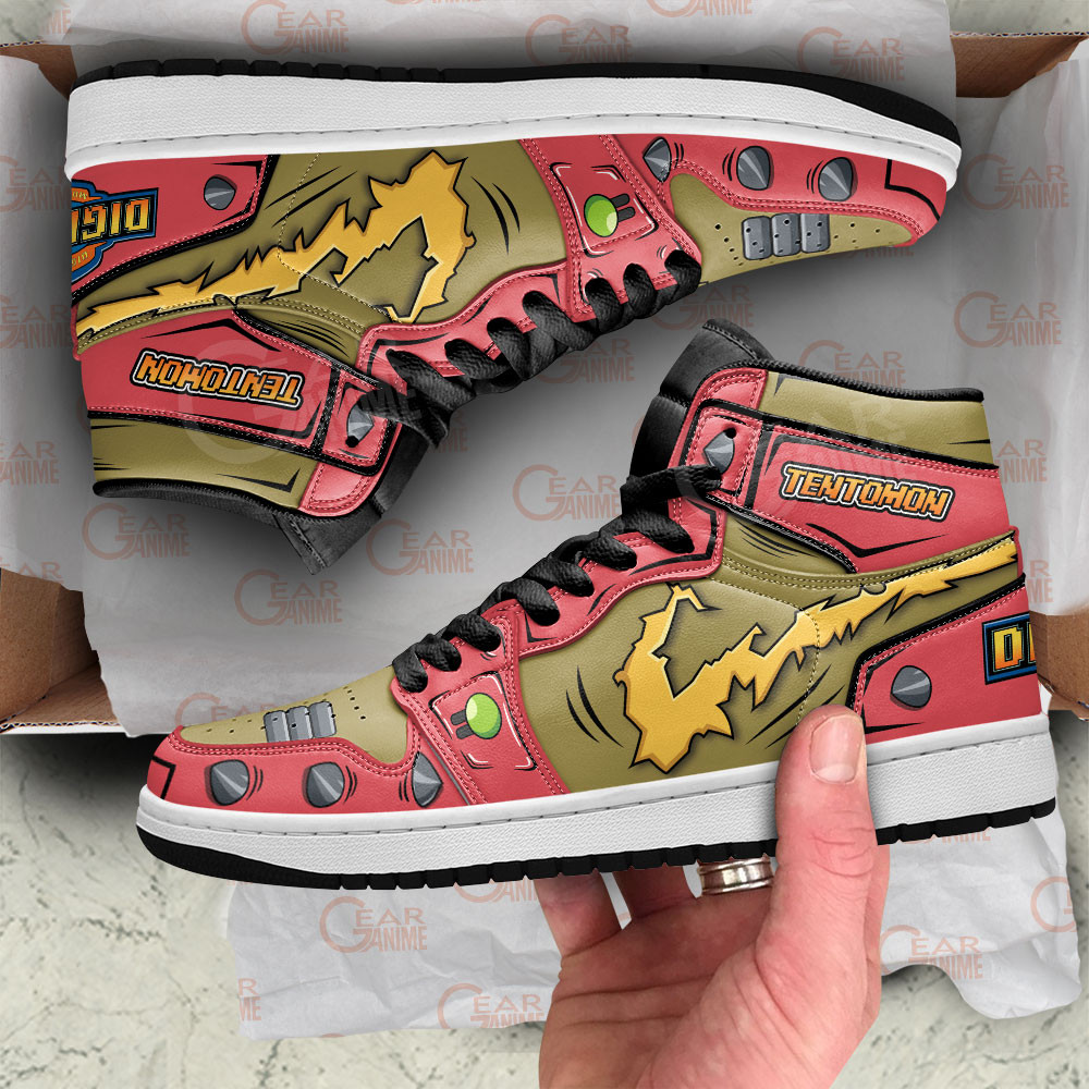 Tentomon Skill JD1s Sneakers Digimon Anime Shoes For Fans, Air Jordan Hightop