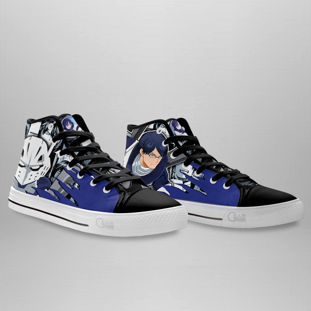 Tenya Ida High Top Shoes Custom My Hero Academia Anime Sneakers