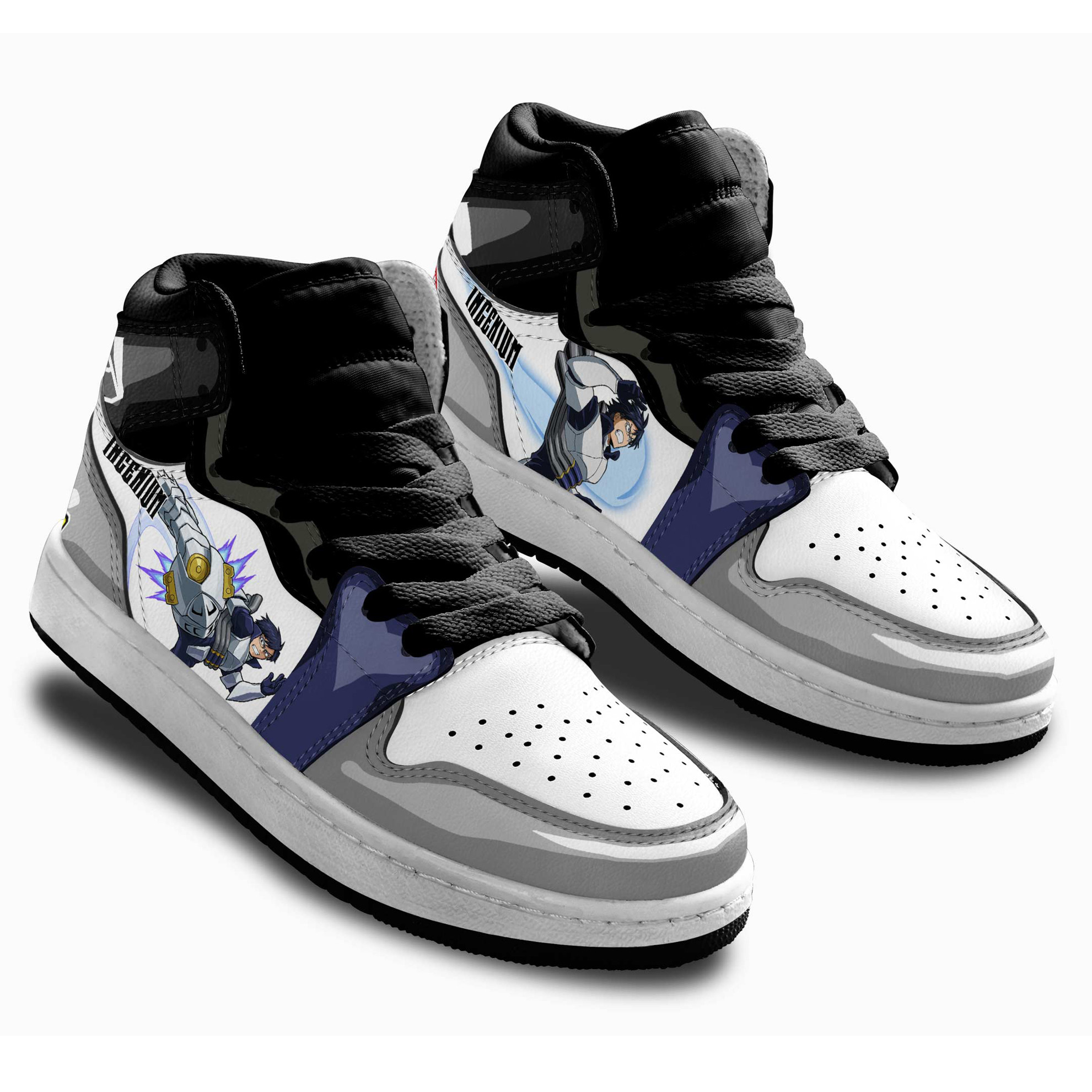 Tenya Ida Kids Sneakers Custom My Hero Academia Anime Shoes For Kids