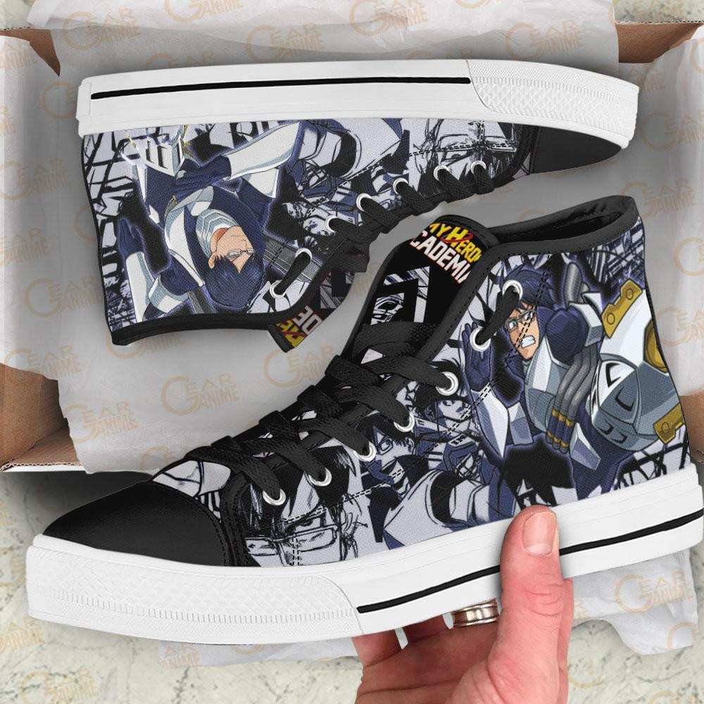 Tenya Iida High Top Shoes Custom Anime My Hero Academia Sneakers