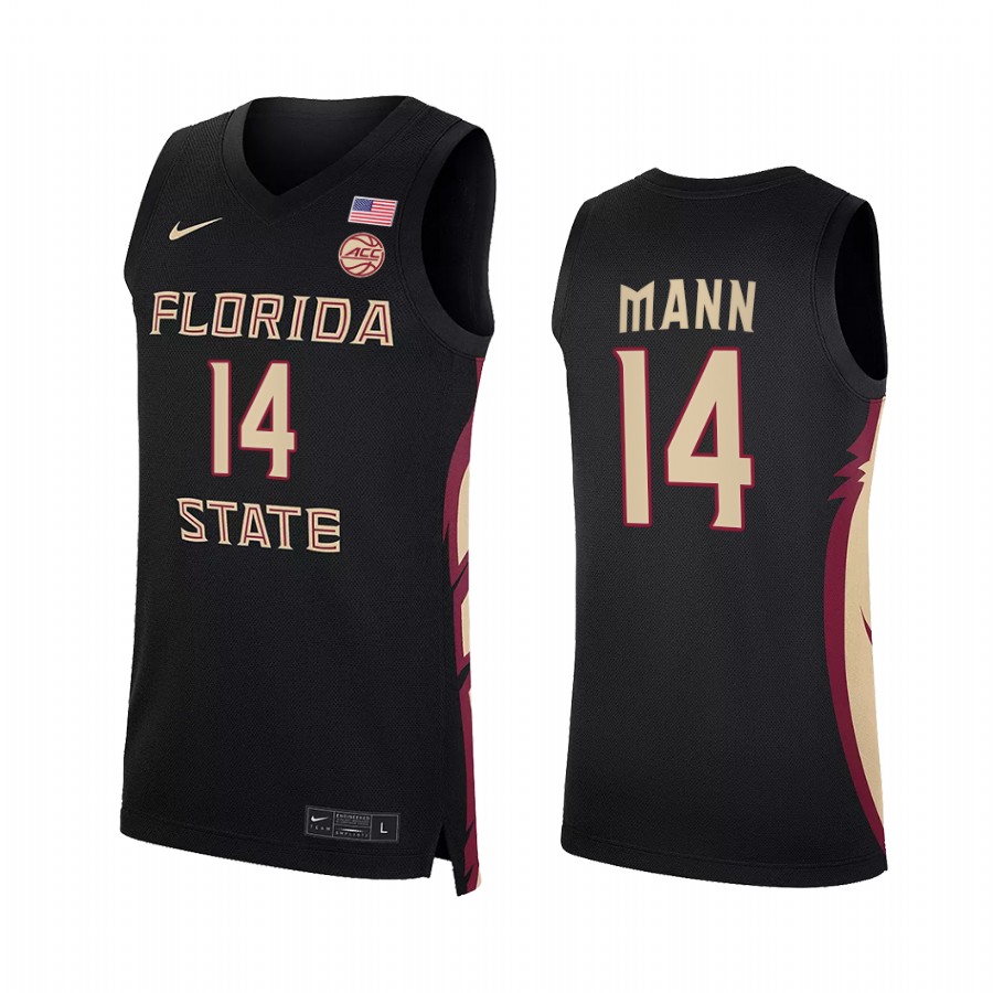 Terance Mann Florida State Seminoles Black Jersey College NBA Alumni