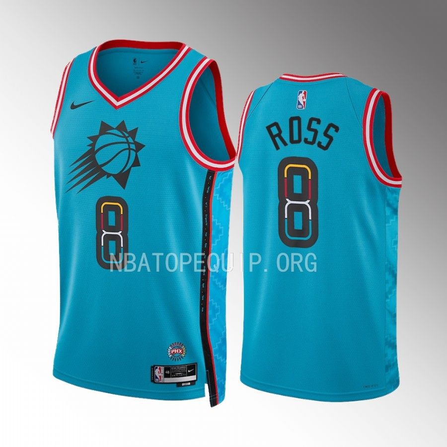 Terrence Ross 2022-23 Phoenix Suns Turquoise #8 City Edition Jersey Swingman