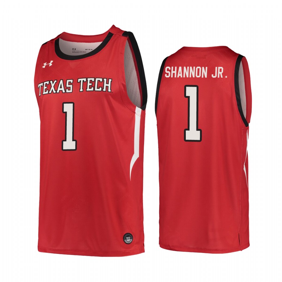 Terrence Shannon Jr. Texas Tech Red Raiders #1 College Jersey - Red