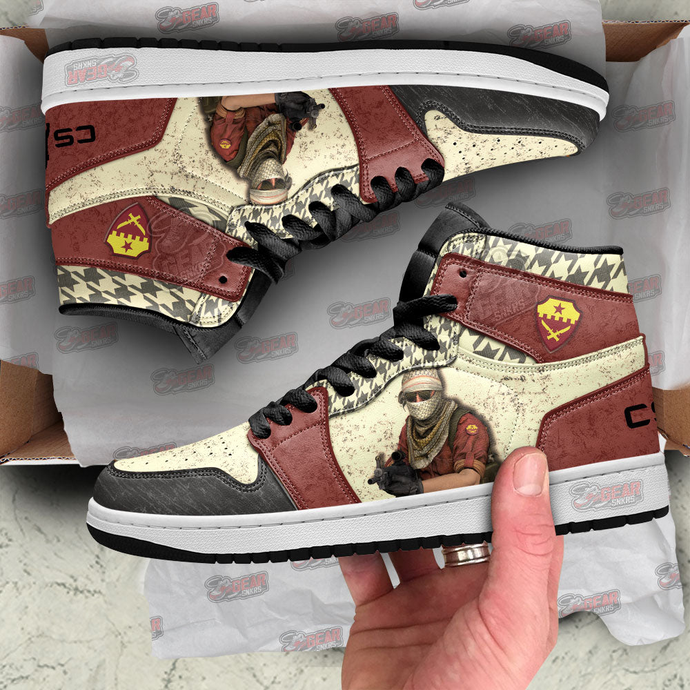 Terrorist Characters Counter-Strike Skins JD Sneakers Shoes For Fans, Air Jordan Hightop