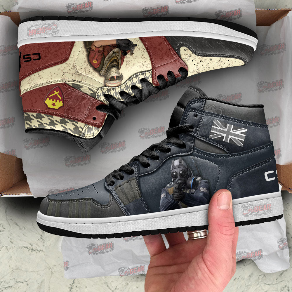 Terrorist vs Terrorist Counter-Strike Skins JD Sneakers Shoes For Fans, Air Jordan Hightop