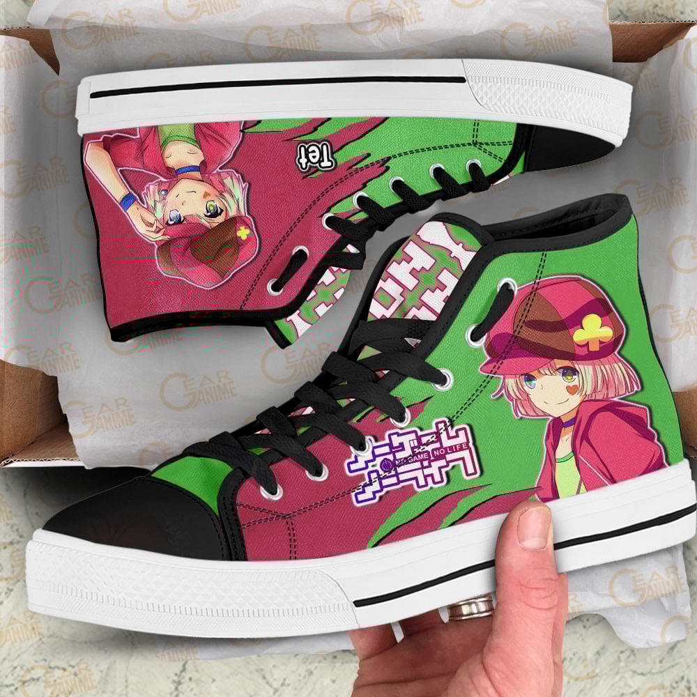 Tet High Top Shoes Custom No Game No Life Anime Sneakers