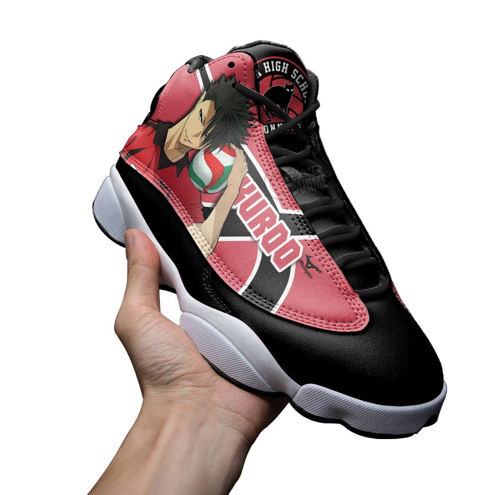 Tetsurou Kuroo JD13 Sneakers Haikyuu Custom Anime Shoes