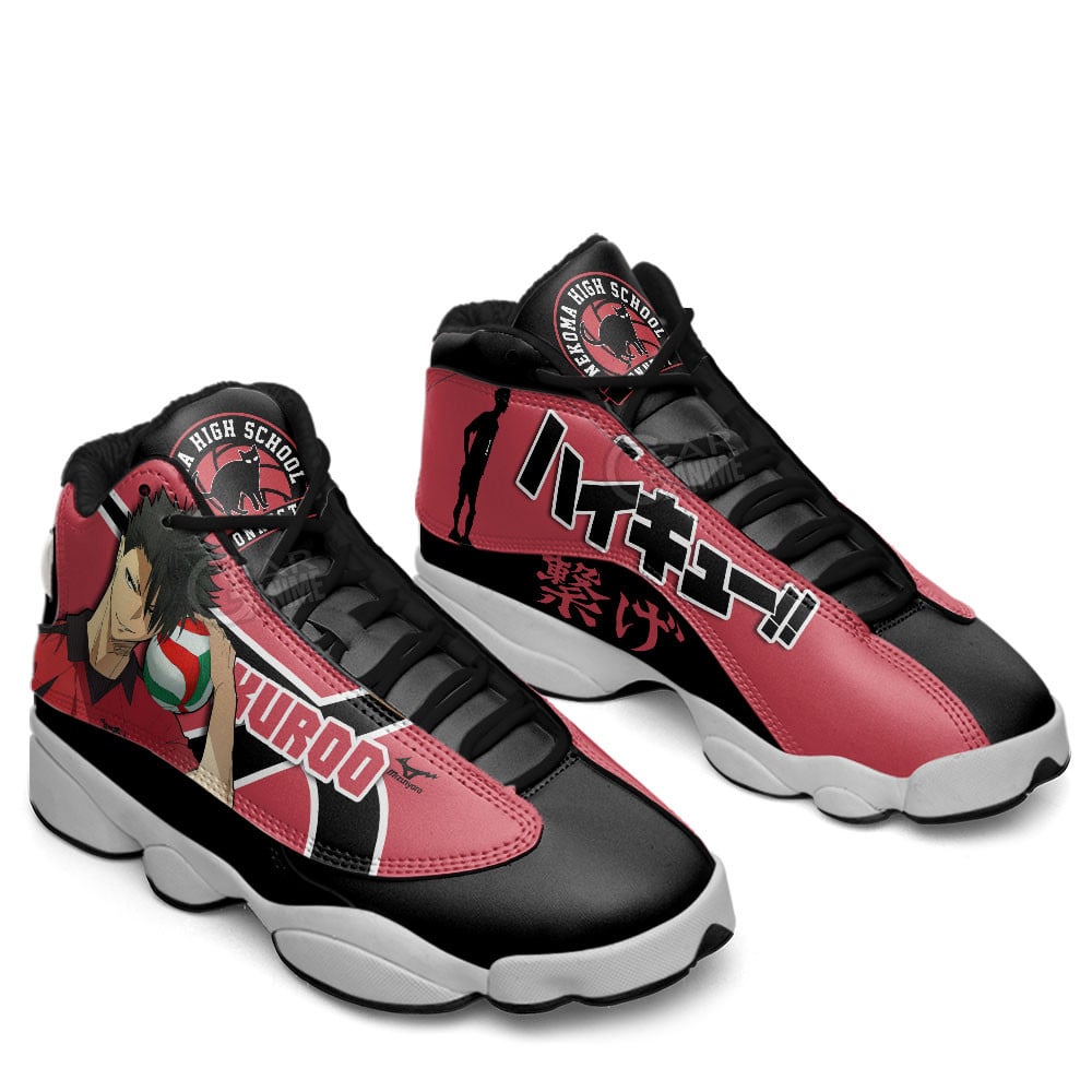 Tetsurou Kuroo JD13 Sneakers Haikyuu Custom Anime Shoes