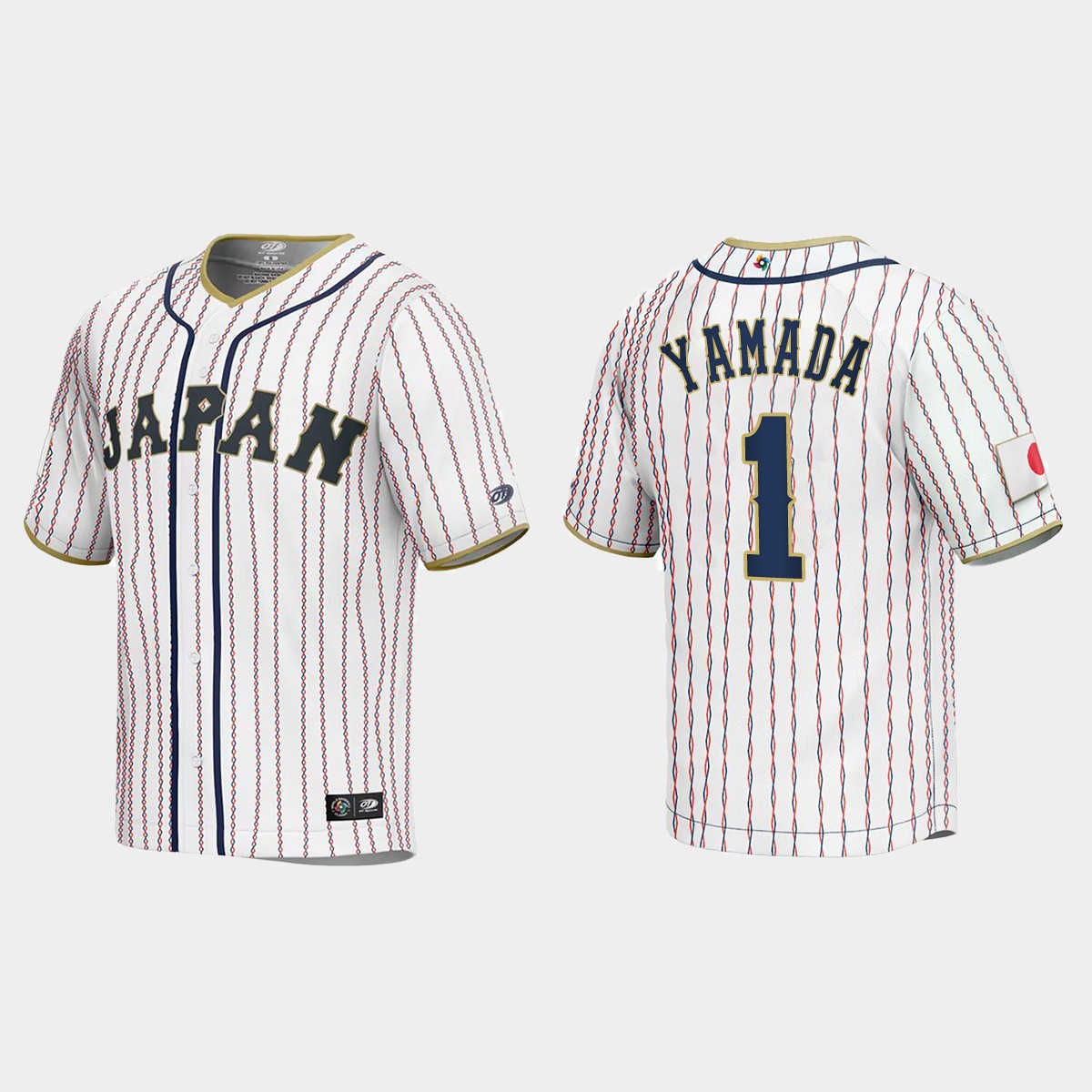 Tetsuto Yamada Japan 2023 World Classic Jersey - White
