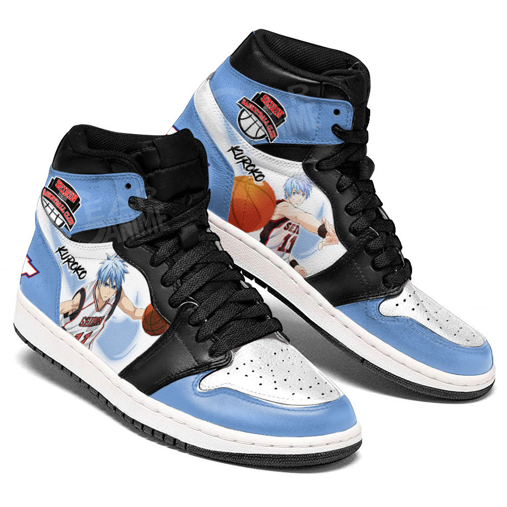 Tetsuya Kuroko JD1s Sneakers Kuroko’s Basketball Anime Shoes, Air Jordan Hightop