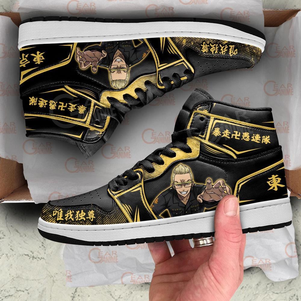 Tetta Kisaki JD1s Sneakers Anime Tokyo Revengers Shoes, Air Jordan Hightop