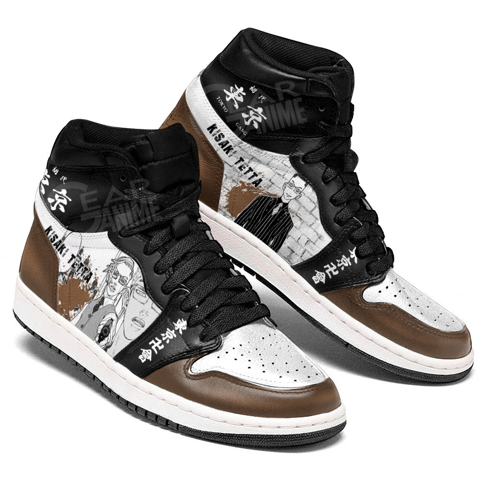 Tetta Kisaki JD1s Sneakers Tokyo Revengers Manga Anime Shoes, Air Jordan Hightop