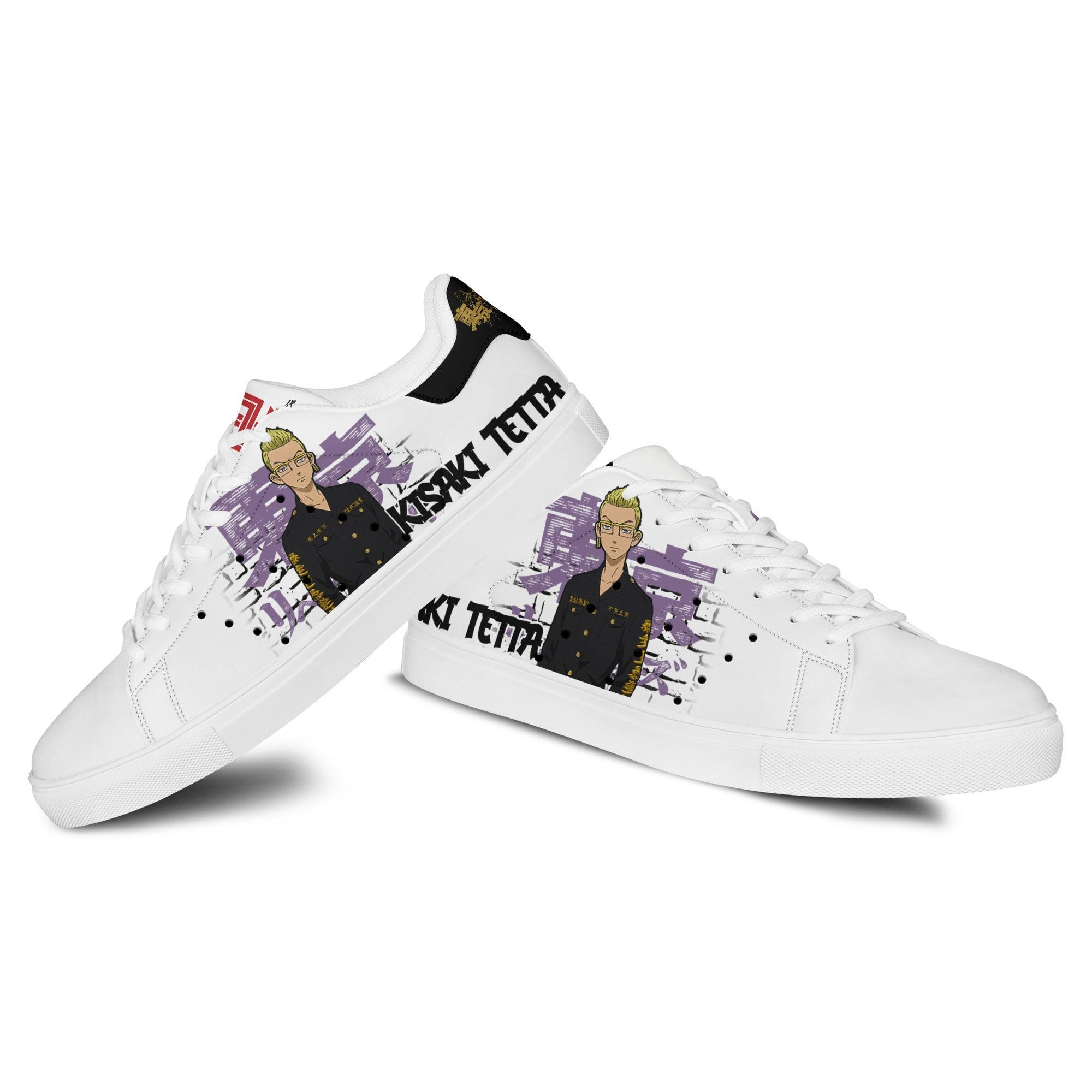 Tetta Kisaki Skate Sneakers Custom Anime Tokyo Revengers Shoes