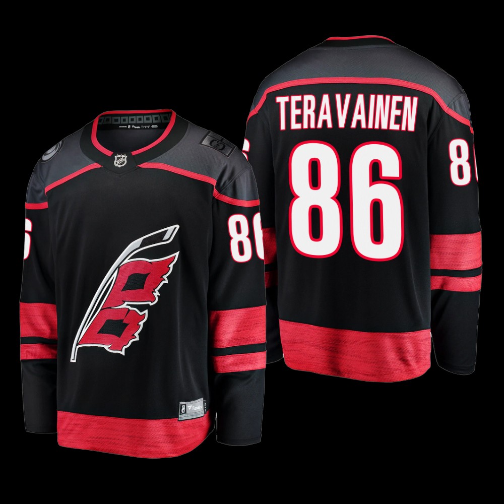 Teuvo Teravainen #86 Carolina Hurricanes Primary Home 2022-23 Black Breakaway Player Jersey